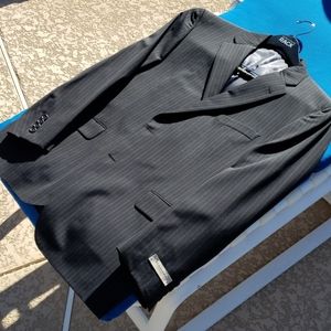 Burberry black and Navy pinstripe sport coat